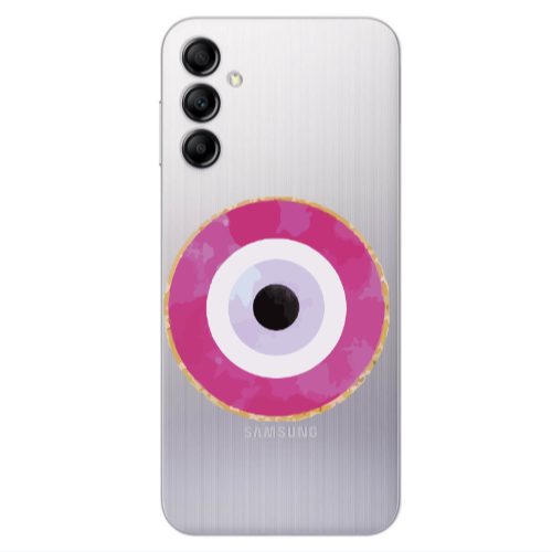 Samsung A24 Evil eye bead 2 Transparent Silicone TPU Θήκη