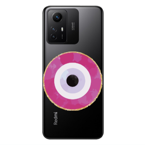 Xiaomi Redmi Note 12s Evil eye bead 2 Transparent Silicone TPU Θήκη