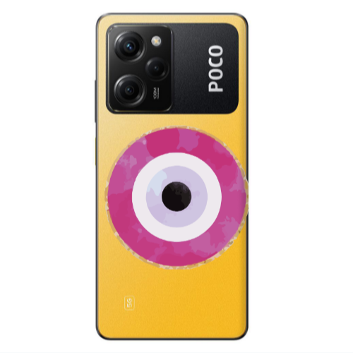 Xiaomi Poco X5 Pro Evil eye bead 2 Transparent Silicone TPU Θήκη