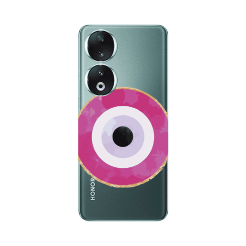 Honor 90 5G Evil eye bead 2 Transparent Silicone TPU Θήκη