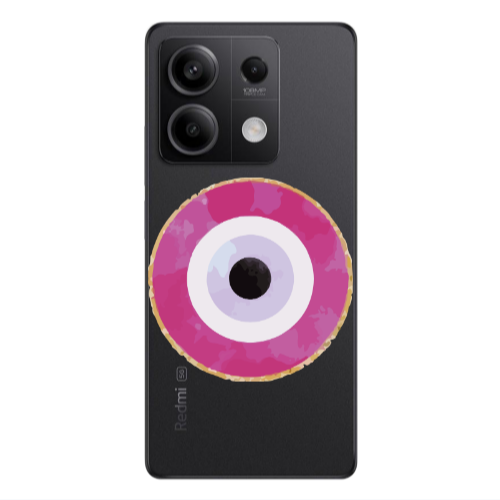 Xiaomi Redmi Note 13Pro 5G Evil eye bead 2 Transparent Silicone TPU Θήκη