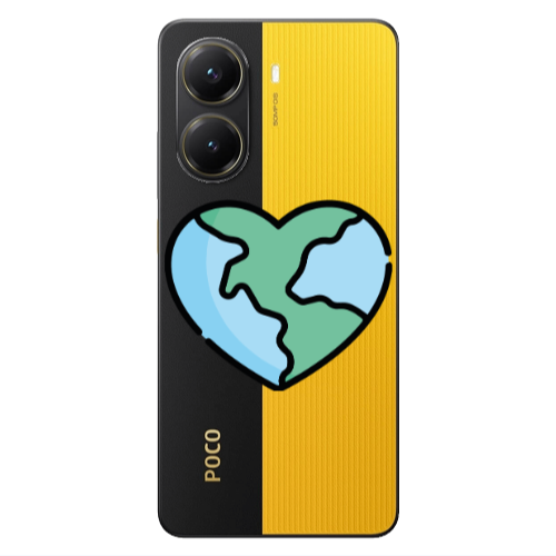 Xiaomi Poco X7 Pro World in my heart Transparent Silicone TPU Θήκη