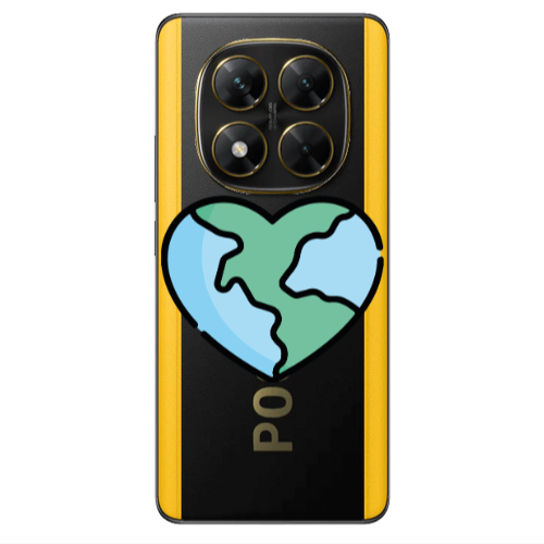 Xiaomi Poco X7 World in my heart Transparent Silicone TPU Θήκη