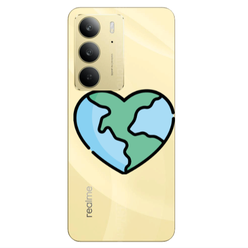 Realme C 75 World in my heart Transparent Silicone TPU Θήκη
