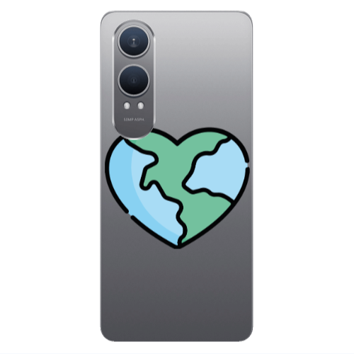 Oneplus Nord Ce 4 lite World in my heart Transparent Silicone TPU Θήκη