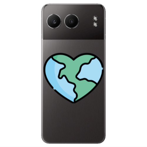 Oneplus Nord 4 World in my heart Transparent Silicone TPU Θήκη