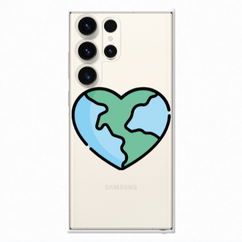 Samsung S25 Ultra World in my heart Transparent Silicone TPU Θήκη