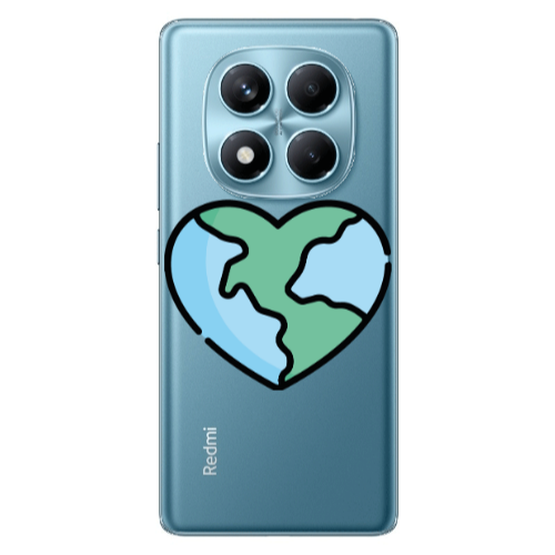 Xiaomi Redmi Note 14 Pro World in my heart Transparent Silicone TPU Θήκη