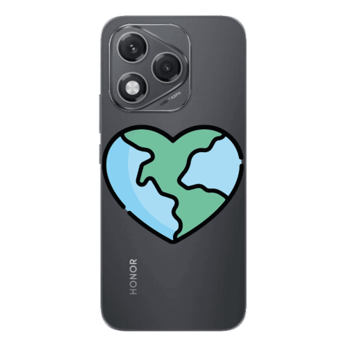 Honor 400 Lite World in my heart Transparent Silicone TPU Θήκη