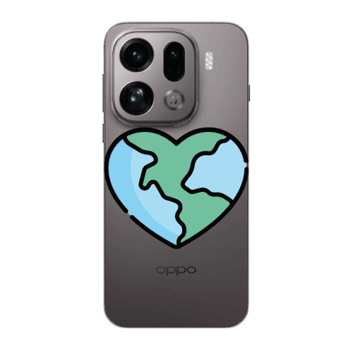 Oppo Find X9 Pro World in my heart Transparent Silicone TPU Θήκη