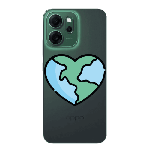 Oppo Reno 14 FS World in my heart Transparent Silicone TPU Θήκη