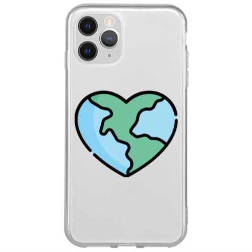 Apple iPhone 13 Pro Max World in my heart Transparent Silicone TPU Θήκη