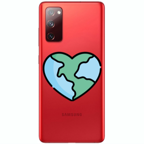 Samsung S20 FE World in my heart Transparent Silicone TPU Θήκη