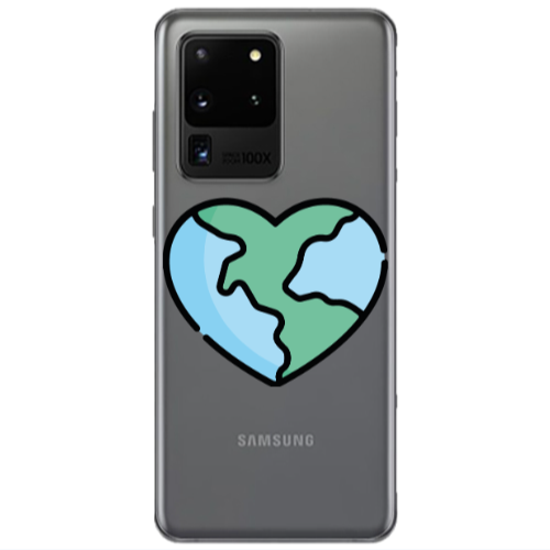 Samsung S20 Ultra World in my heart Transparent Silicone TPU Θήκη