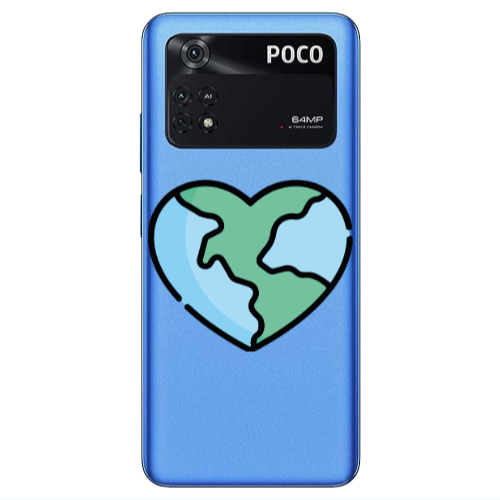 Xiaomi Poco M4 Pro 4G World in my heart Transparent Silicone TPU Θήκη