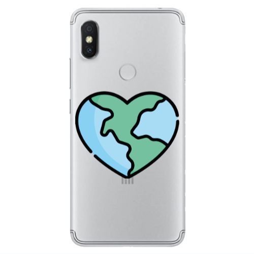 Xiaomi Redmi S2 World in my heart Transparent Silicone TPU Θήκη