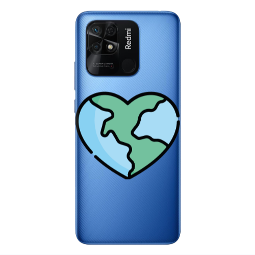 Xiaomi Poco C40 World in my heart Transparent Silicone TPU Θήκη