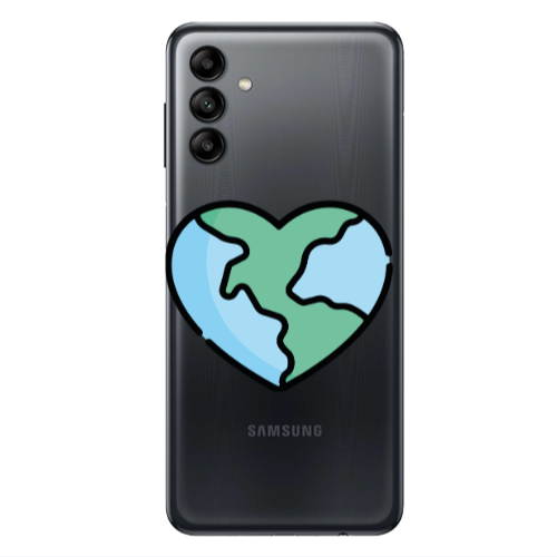 Samsung A13 5G World in my heart Transparent Silicone TPU Θήκη
