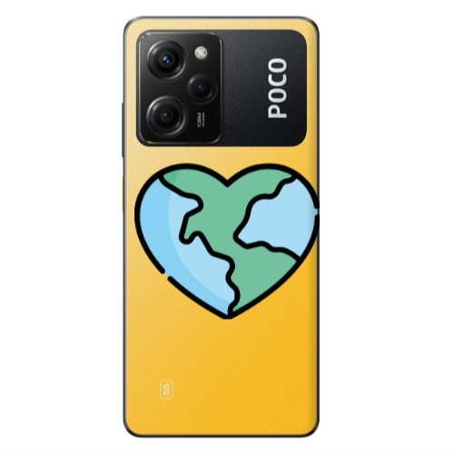 Xiaomi Poco X5 Pro World in my heart Transparent Silicone TPU Θήκη