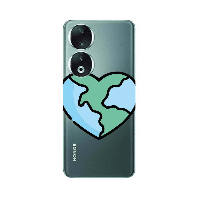 Honor 90 5G World in my heart Transparent Silicone TPU Θήκη