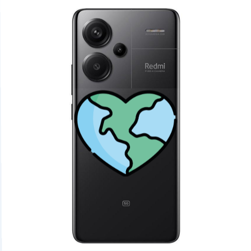 Xiaomi Redmi Note 13 Pro+ 5G  World in my heart Transparent Silicone TPU Θήκη