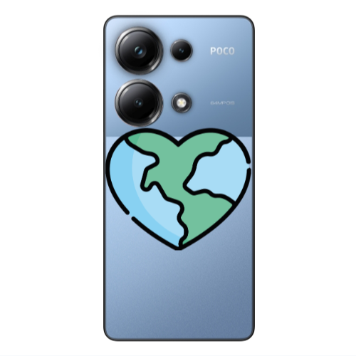 Xiaomi Poco M6 Pro 4G World in my heart Transparent Silicone TPU Θήκη