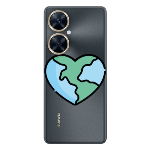 Huawei Nova 11i World in my heart Transparent Silicone TPU Θήκη