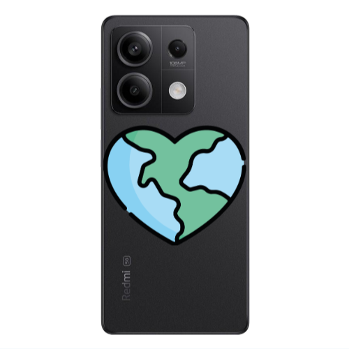 Xiaomi Redmi Note 13Pro 5G World in my heart Transparent Silicone TPU Θήκη
