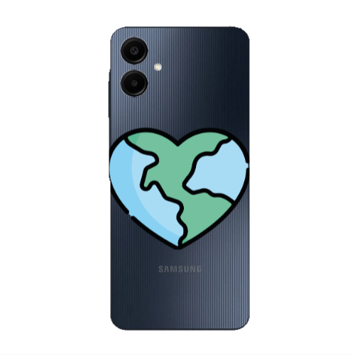 Samsung A06 World in my heart Transparent Silicone TPU Θήκη