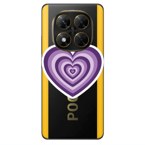 Xiaomi Poco X7 My Heart Is Yours 2 Transparent Silicone TPU Θήκη