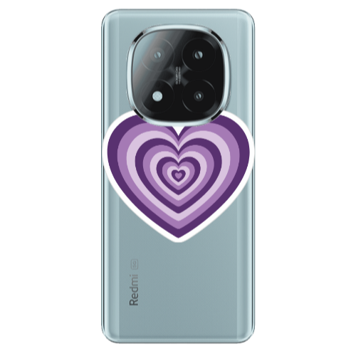 Xiaomi Redmi Note 14 Pro + 5g My Heart Is Yours 2 Transparent Silicone TPU Θήκη