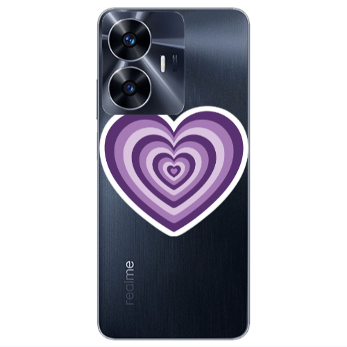 Realme Note 50 My Heart Is Yours 2 Transparent Silicone TPU Θήκη