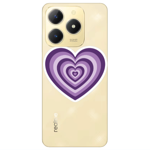Realme C61 My Heart Is Yours 2 Transparent Silicone TPU Θήκη