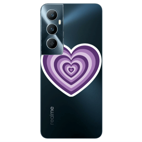 Realme C65 My Heart Is Yours 2 Transparent Silicone TPU Θήκη