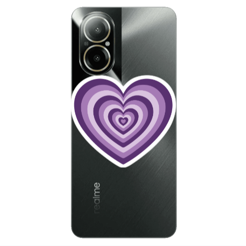 Realme C67 My Heart Is Yours 2 Transparent Silicone TPU Θήκη