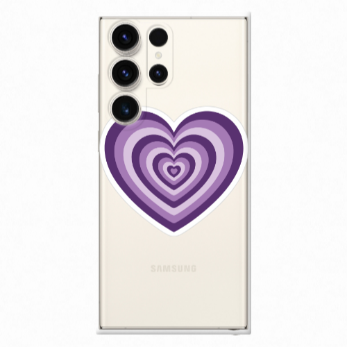 Samsung S25 Ultra My Heart Is Yours 2 Transparent Silicone TPU Θήκη