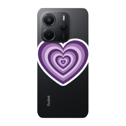 Xiaomi Redmi Note 14 My Heart Is Yours 2 Transparent Silicone TPU Θήκη