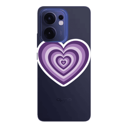 Oppo Reno 13 F My Heart Is Yours 2 Transparent Silicone TPU Θήκη
