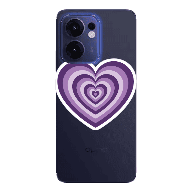 Oppo Reno13 FS My Heart Is Yours 2 Transparent Silicone TPU Θήκη