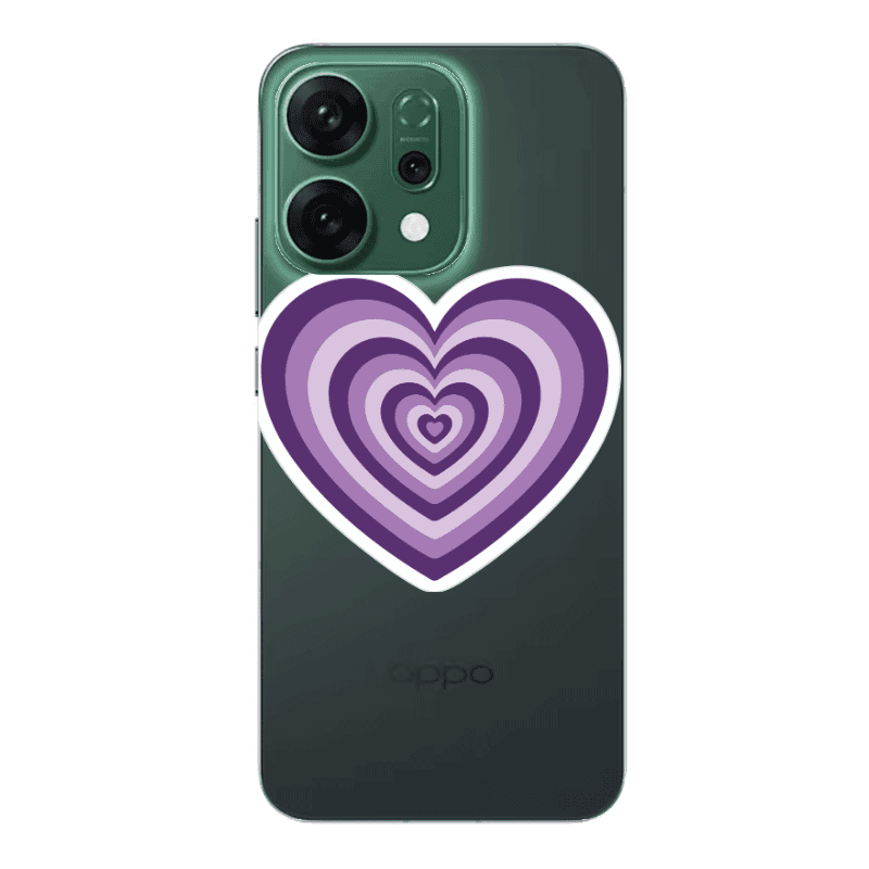 Oppo RENO 14 My Heart Is Yours 2 Transparent Silicone TPU Θήκη