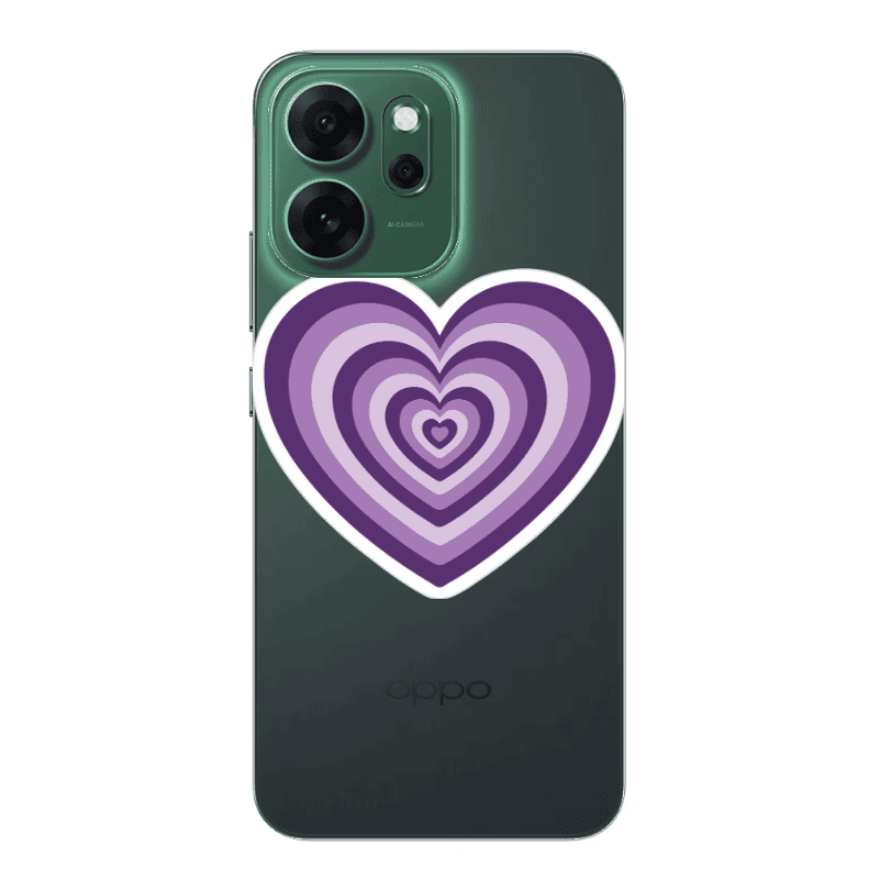 Oppo 14 F My Heart Is Yours 2 Transparent Silicone TPU Θήκη