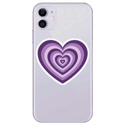 Apple iPhone 11  My Heart Is Yours 2 Transparent Silicone TPU Θήκη