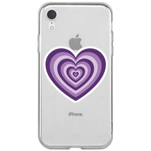 Apple iPhone Xr My Heart Is Yours 2 Transparent Silicone TPU Θήκη
