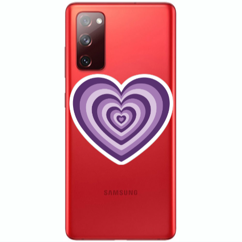 Samsung S20 FE My Heart Is Yours 2 Transparent Silicone TPU Θήκη