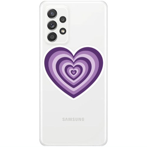 Samsung A53 My Heart Is Yours 2 Transparent Silicone TPU Θήκη