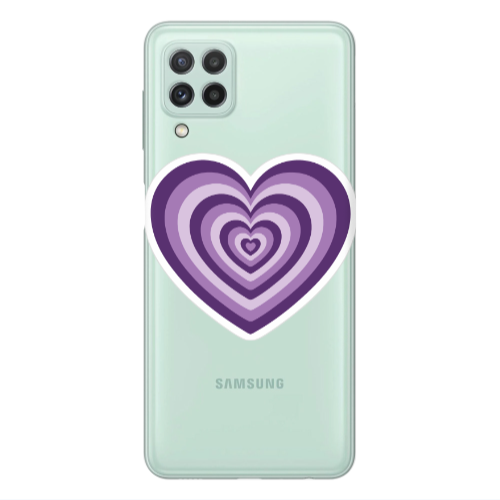 Samsung A22 4G My Heart Is Yours 2 Transparent Silicone TPU Θήκη