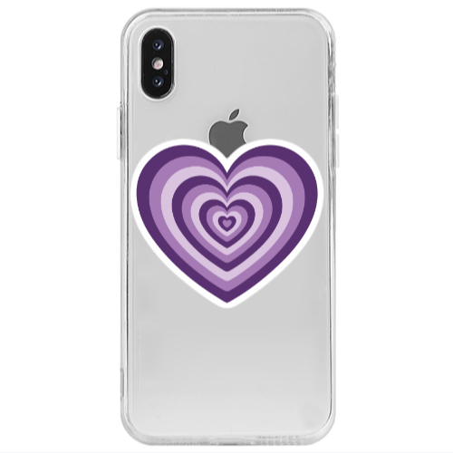 Apple iPhone Xs Max My Heart Is Yours 2 Transparent Silicone TPU Θήκη