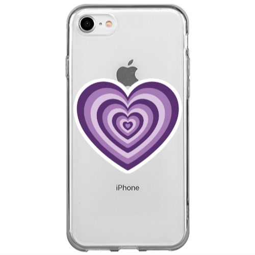 Apple iPhone 7 My Heart Is Yours 2 Transparent Silicone TPU Θήκη