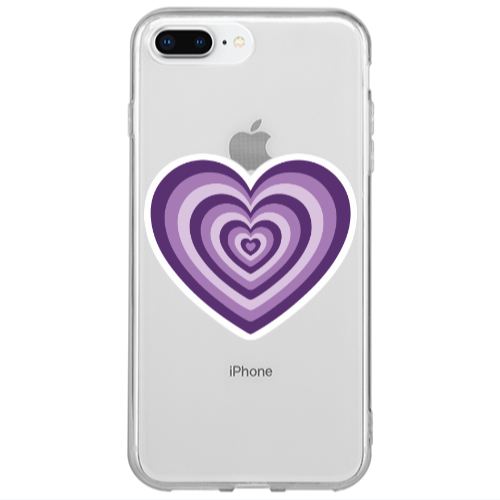 Apple iPhone 7 Plus My Heart Is Yours 2 Transparent Silicone TPU Θήκη