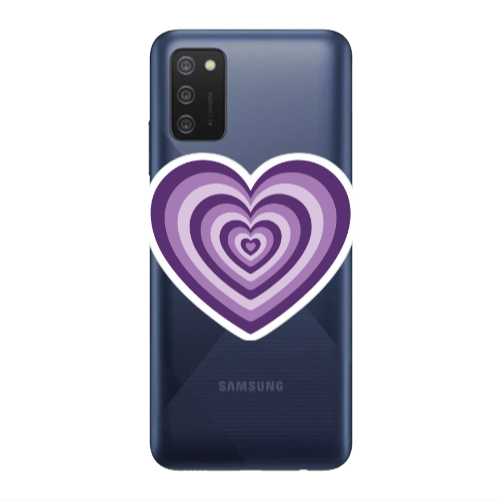 Samsung A03S My Heart Is Yours 2 Transparent Silicone TPU Θήκη